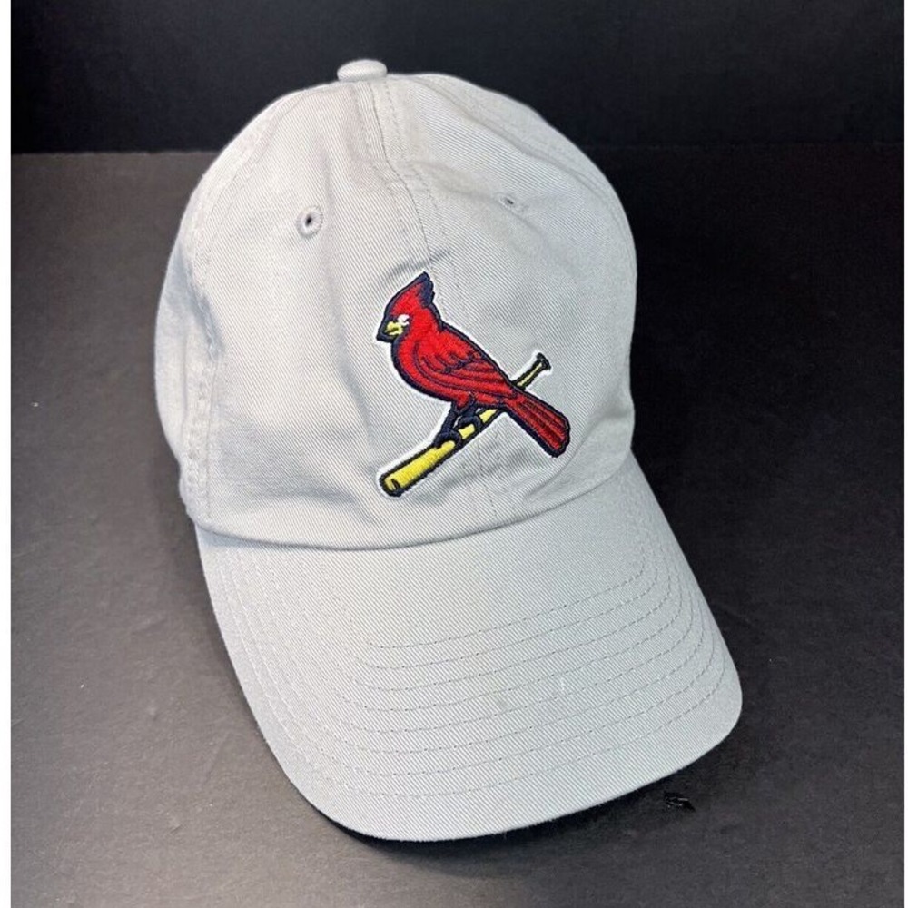 Cardinals Baseball Hat Adjustable Adult Gray Cap Genuine Merchandise